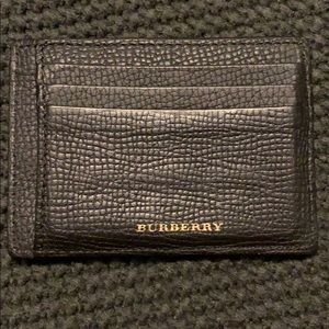 Mens burberry card holder with money clip